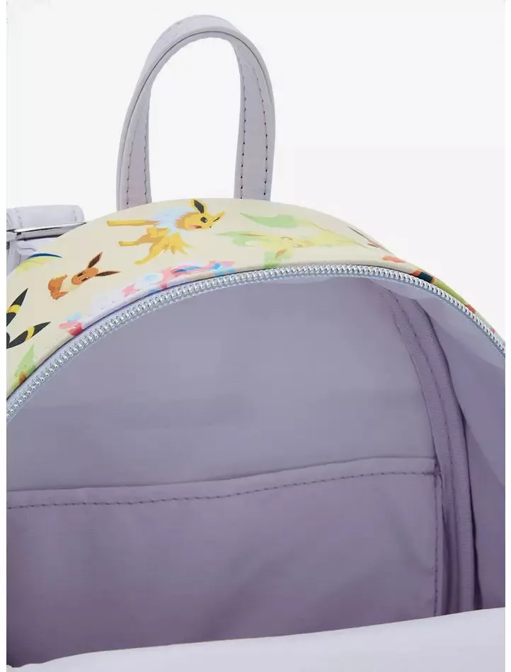 Pokemon Mini Backpack Eeveelutions Watercolor AOP Loungefly