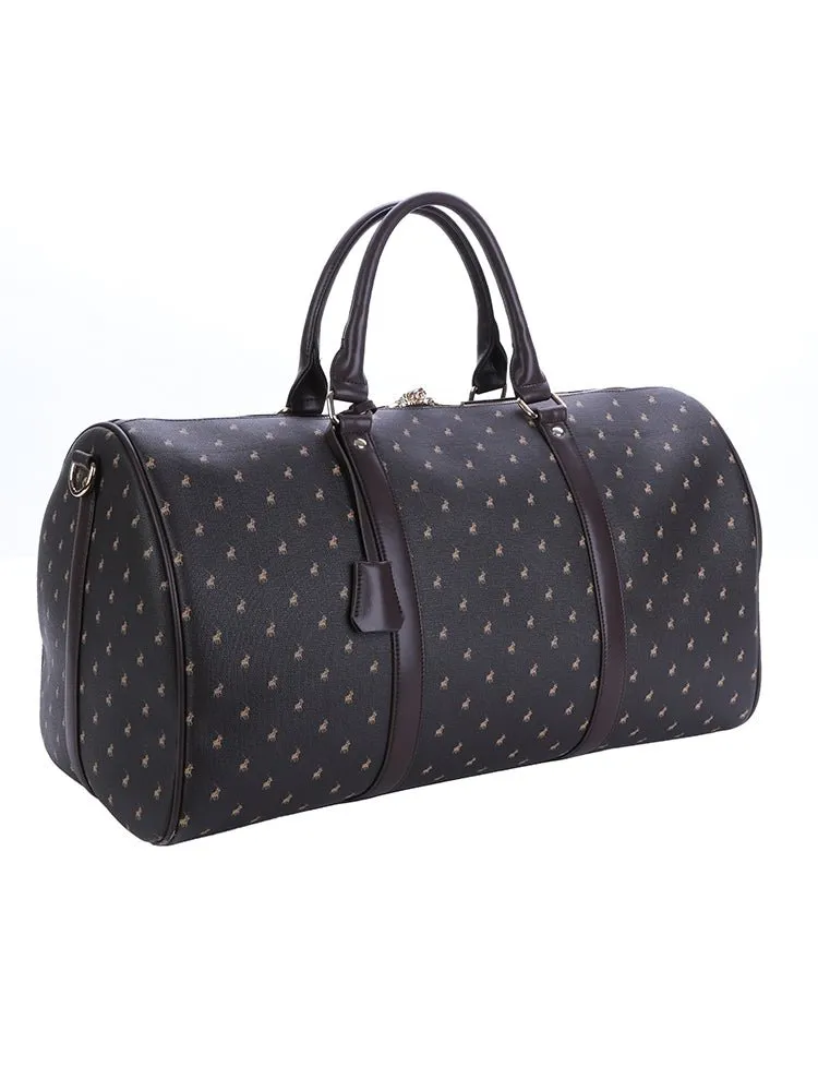 Polo Signature Medium Travel Duffel Bag(50cm) | Brown