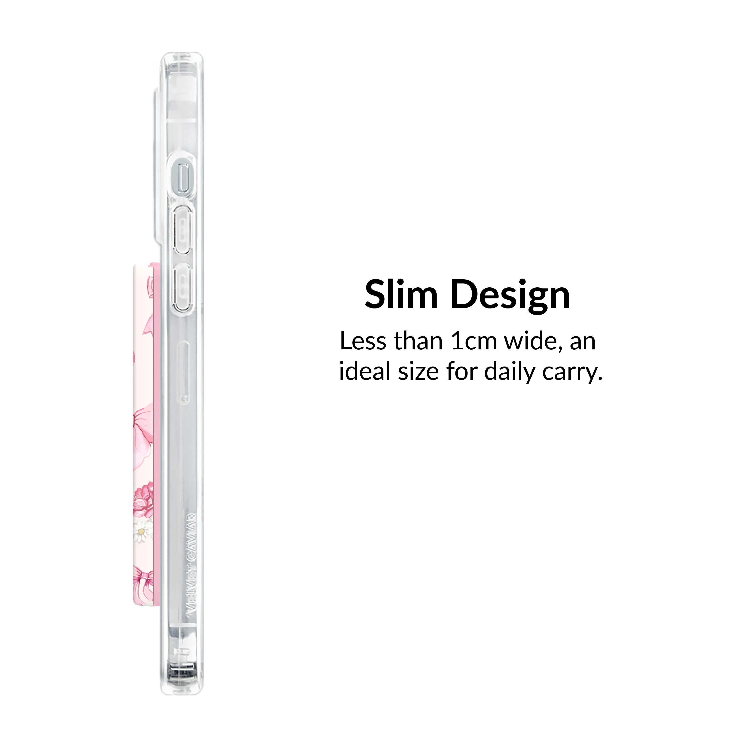 Posie Pink Bow MagSafe Wallet