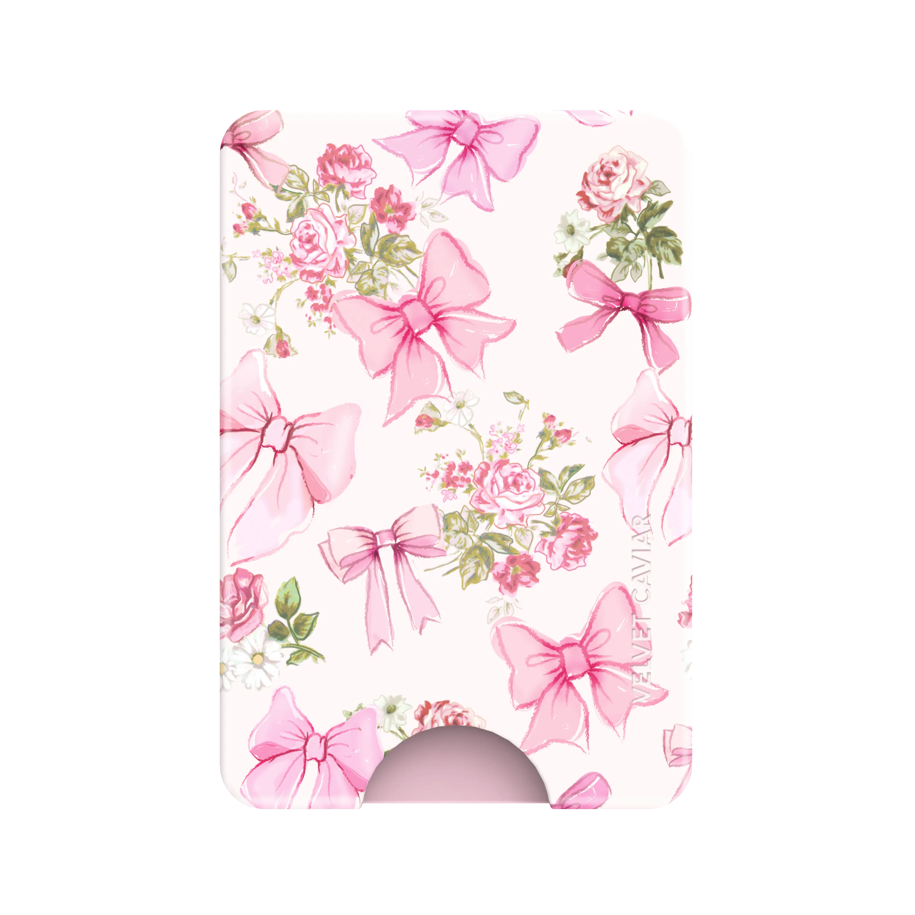 Posie Pink Bow MagSafe Wallet