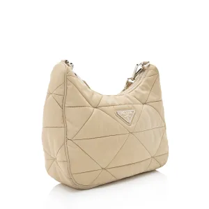 Prada Quilted Padded Re-Nylon Hobo (SHF-aLaT0R)