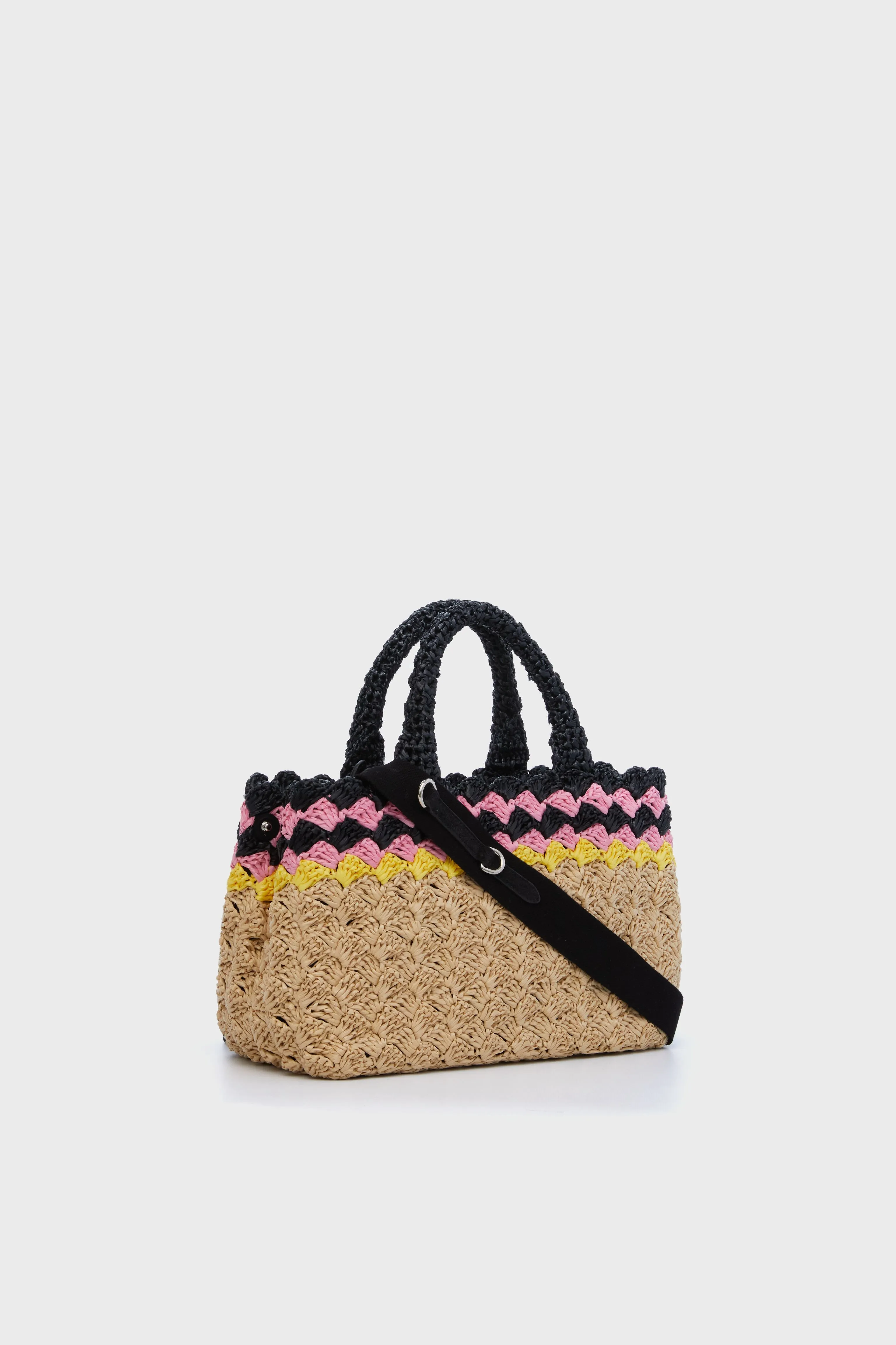 Prada Raffia Canapa Tote Bag