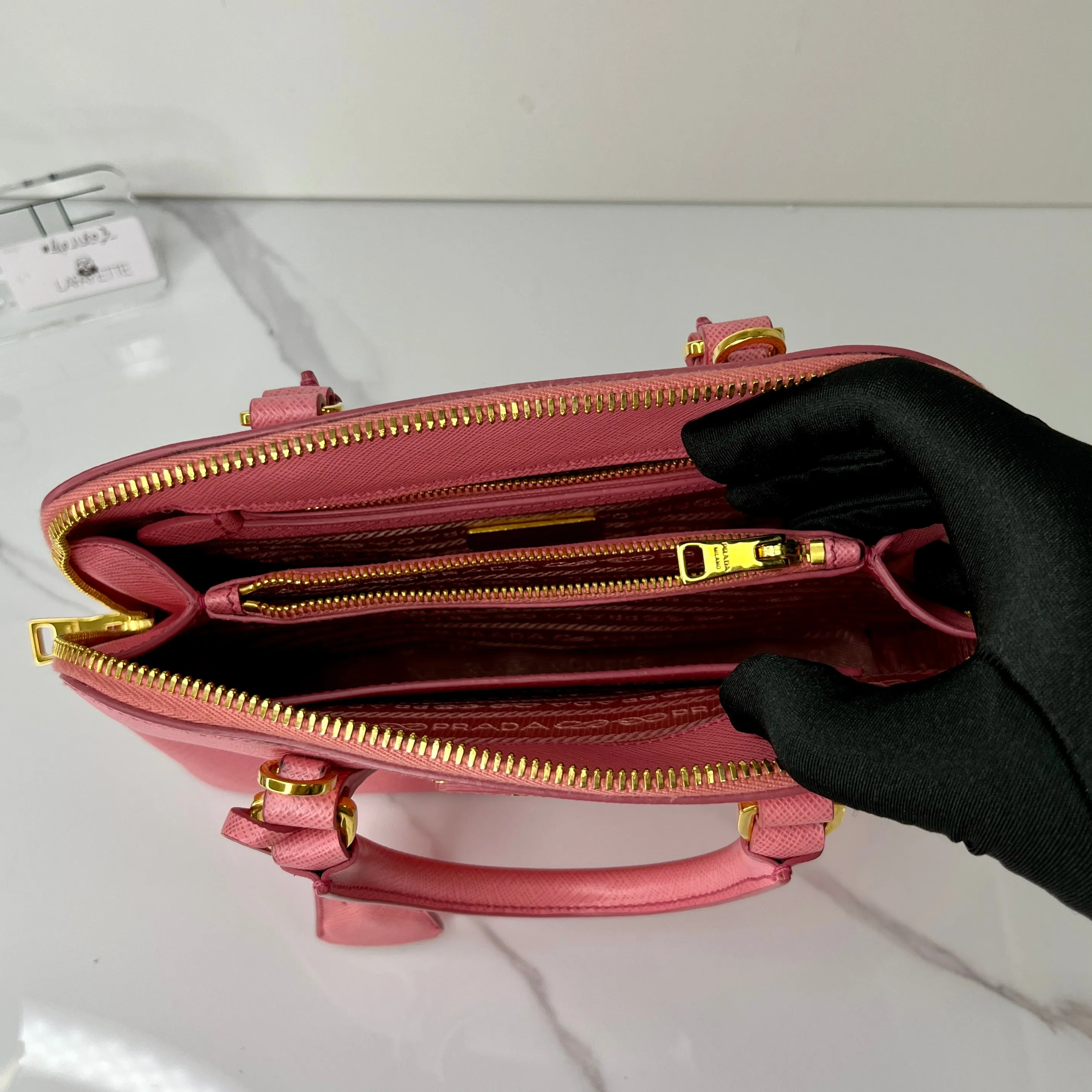 Prada Saffiano Lux Small Promenade Tote