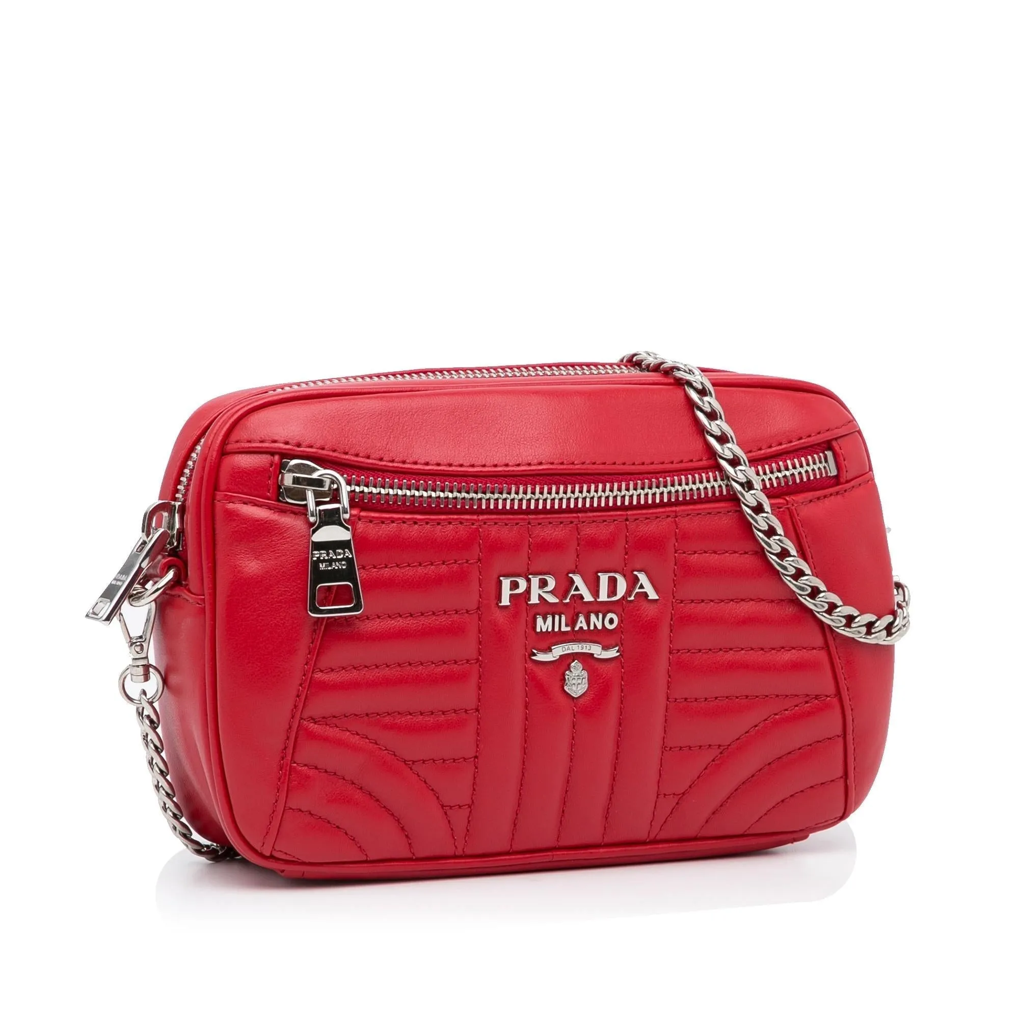 Prada Soft Calf Impunture Diagramme Waist Bag (SHG-KIhUla)