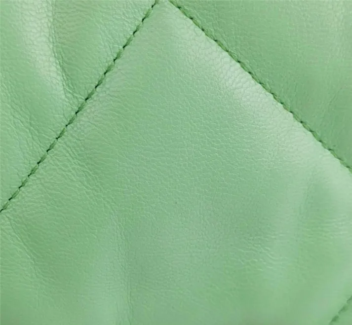 Preloved Chanel 19 Large Bag Green 24062178756265