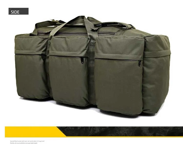 Prepper Extra large 90L Outdoor Camping Waterproof Tent Bagpack Travel Climbing Fishing Training Wearproof Camo Luggage bag