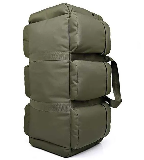 Prepper Extra large 90L Outdoor Camping Waterproof Tent Bagpack Travel Climbing Fishing Training Wearproof Camo Luggage bag