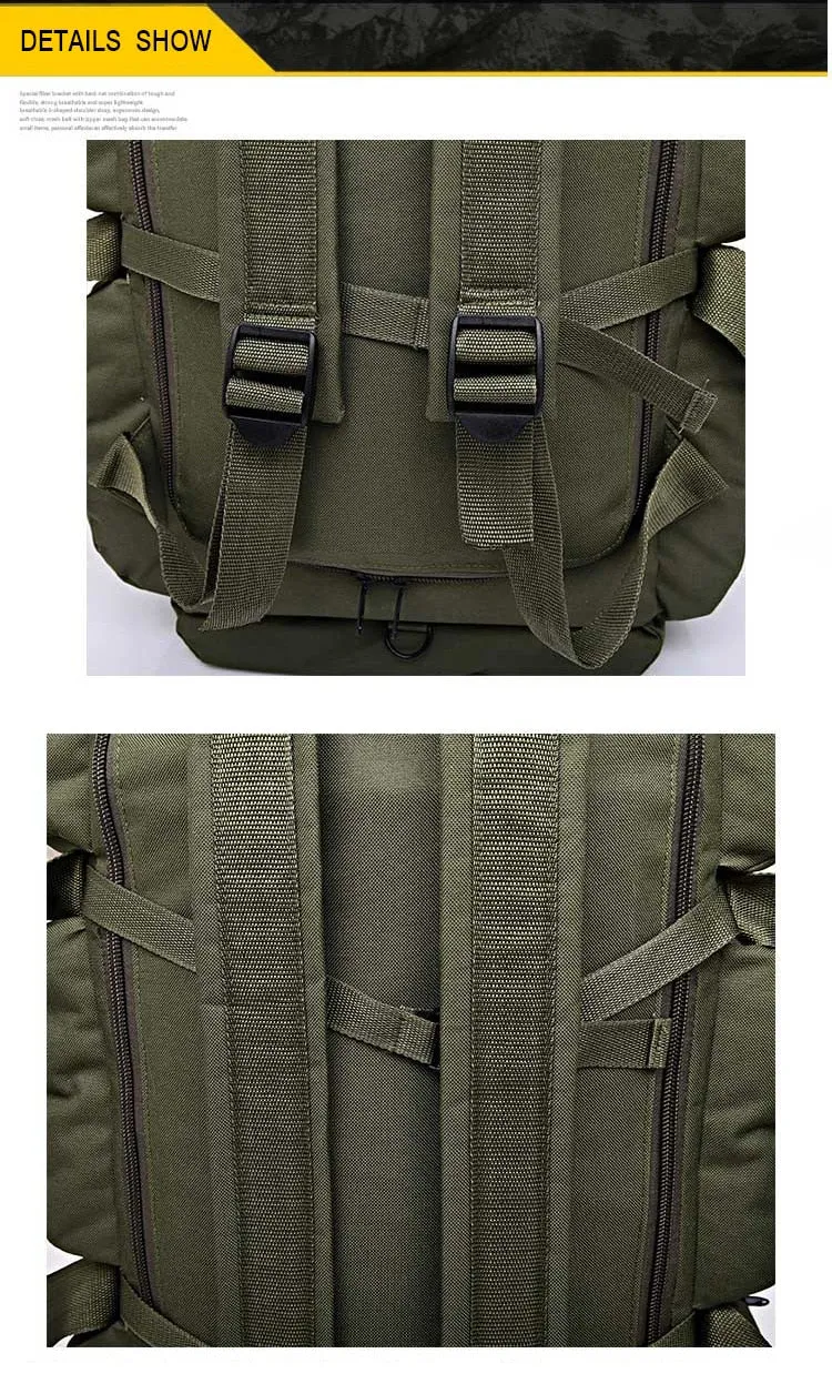 Prepper Extra large 90L Outdoor Camping Waterproof Tent Bagpack Travel Climbing Fishing Training Wearproof Camo Luggage bag