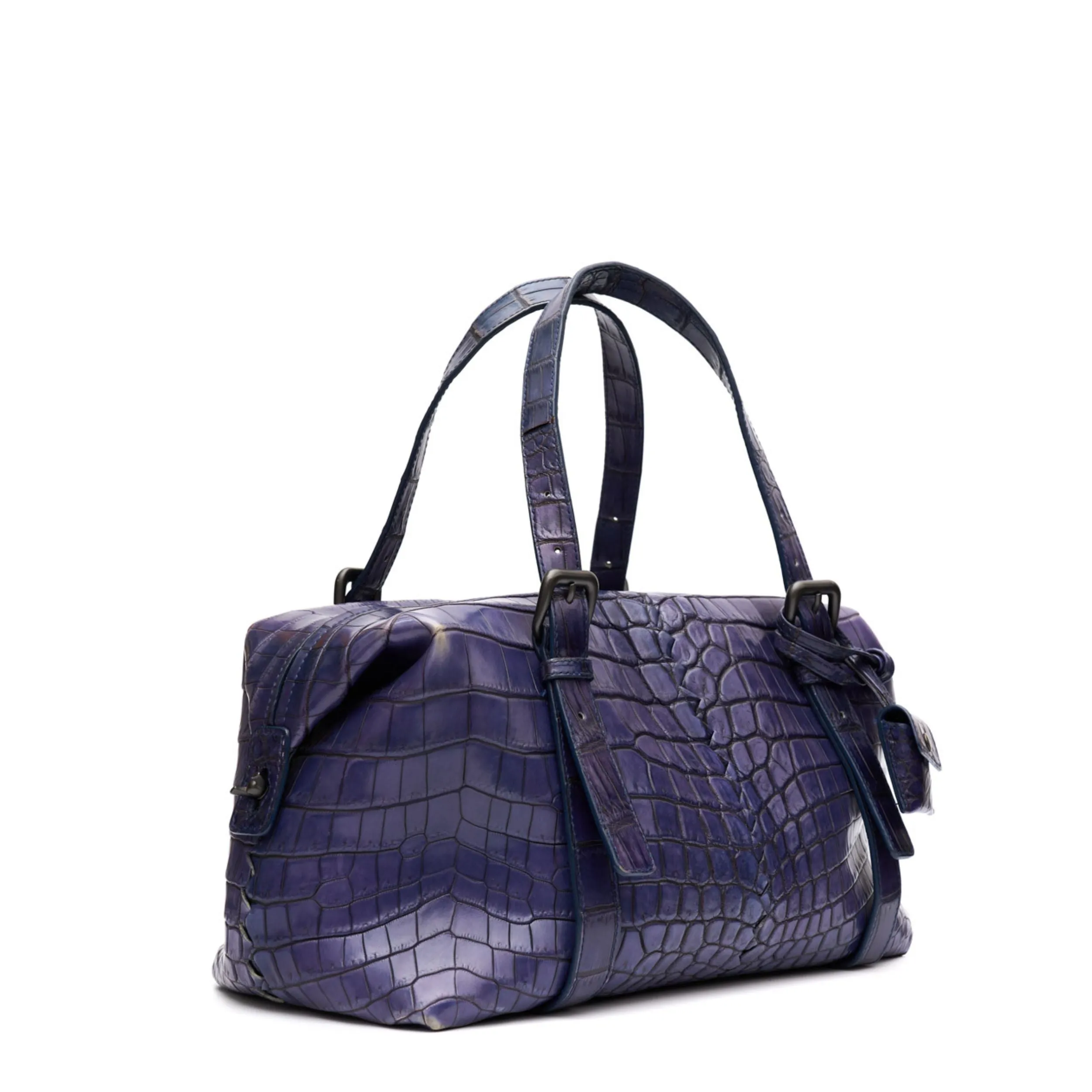 Purple Bowler Bag