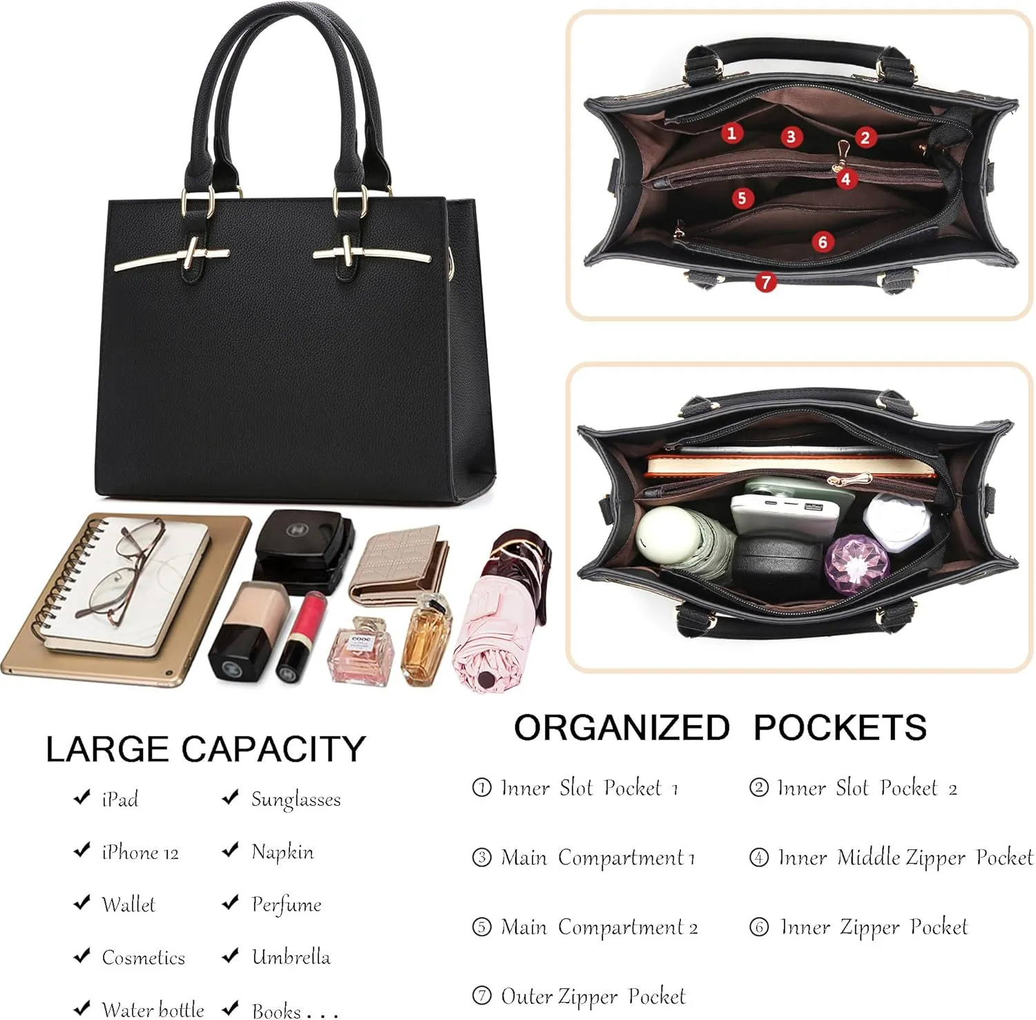 Purses for Women Crossbody Bags for Womens Shoulder Handbags PU Leather Tote Bag Top Handle Purse