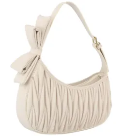 QUILTED BOW SHOULDER BOW