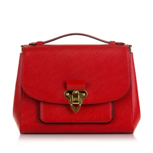 Red Louis Vuitton Epi Boccador Satchel