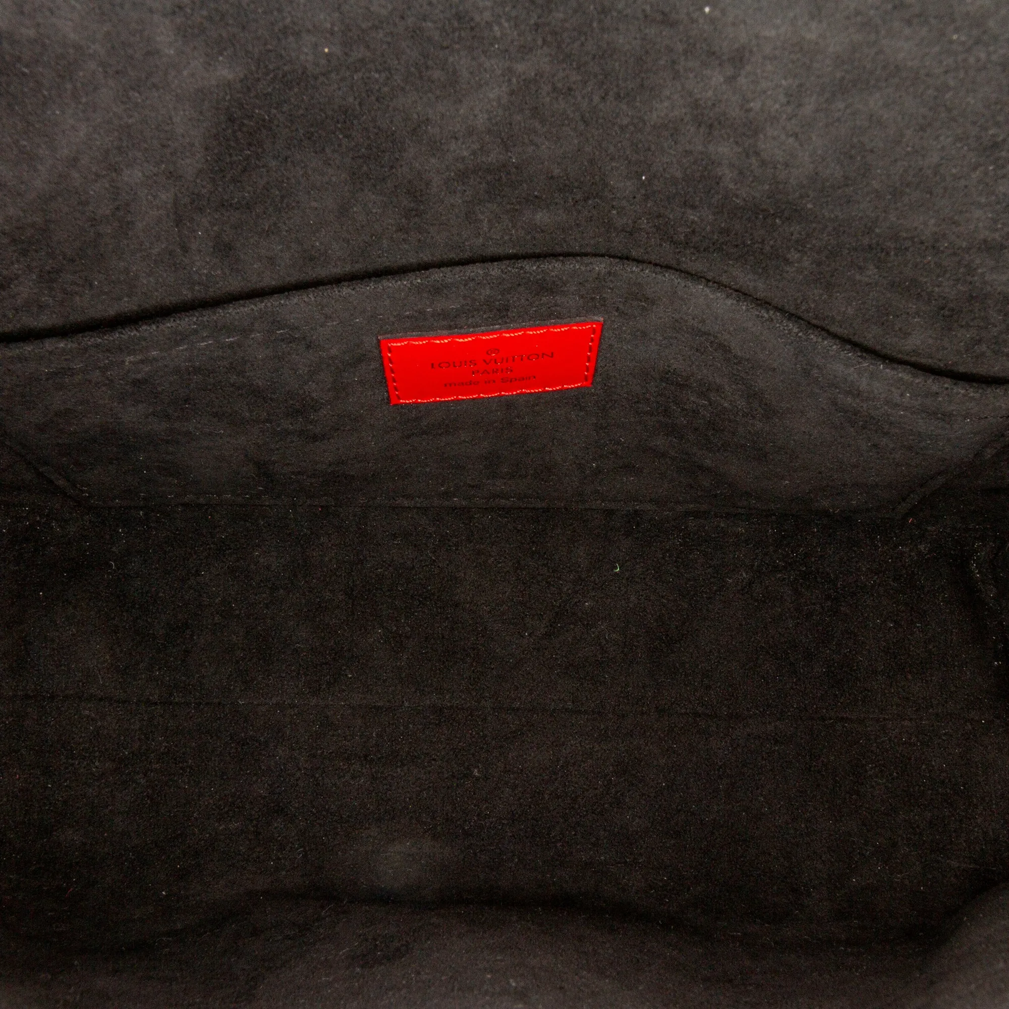 Red Louis Vuitton Epi Boccador Satchel