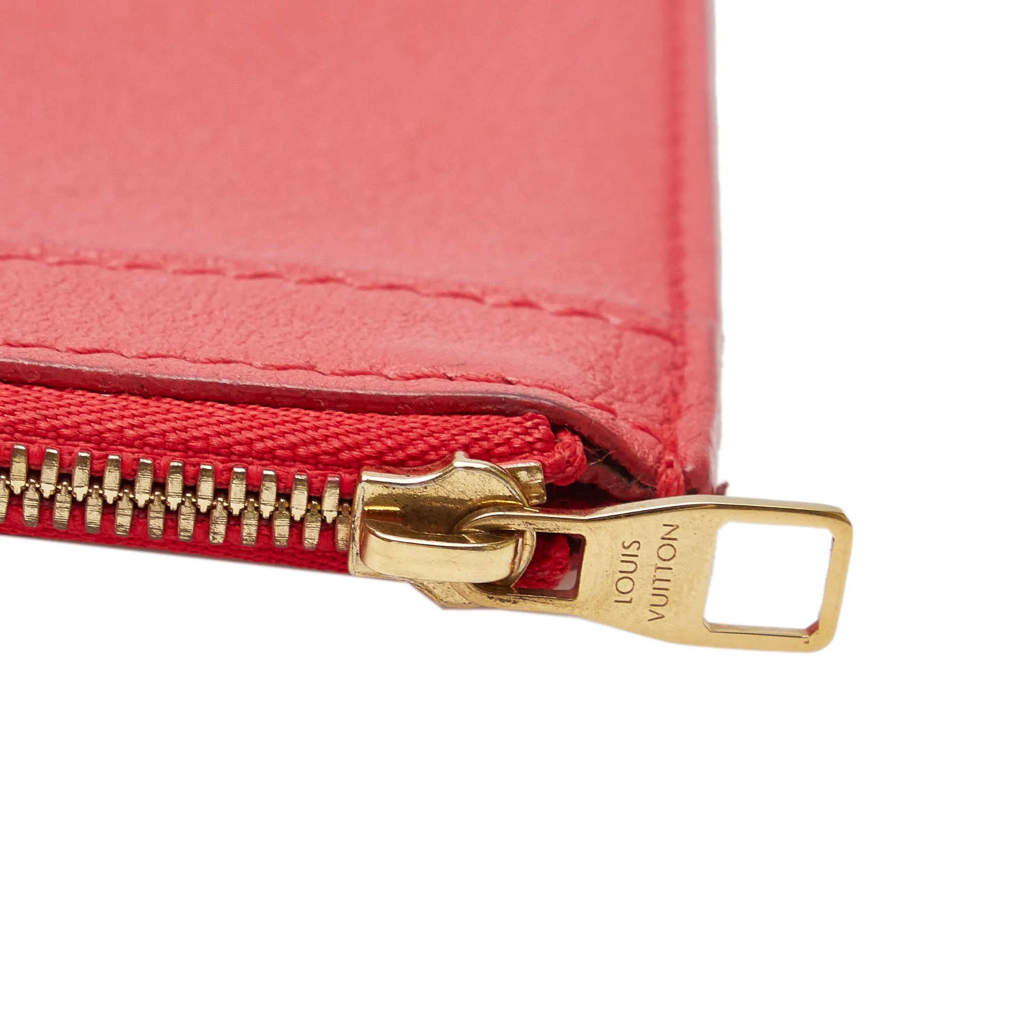 Red Louis Vuitton x Sofia Coppola Flore Perforated Noe Bucket Bag