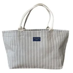 Regatta Large Tote Bag Grey White Stripe
