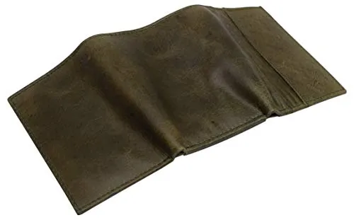 RFID Genuine Leather Trifold Badge Holder Wallet Police Badge Holder USA Series