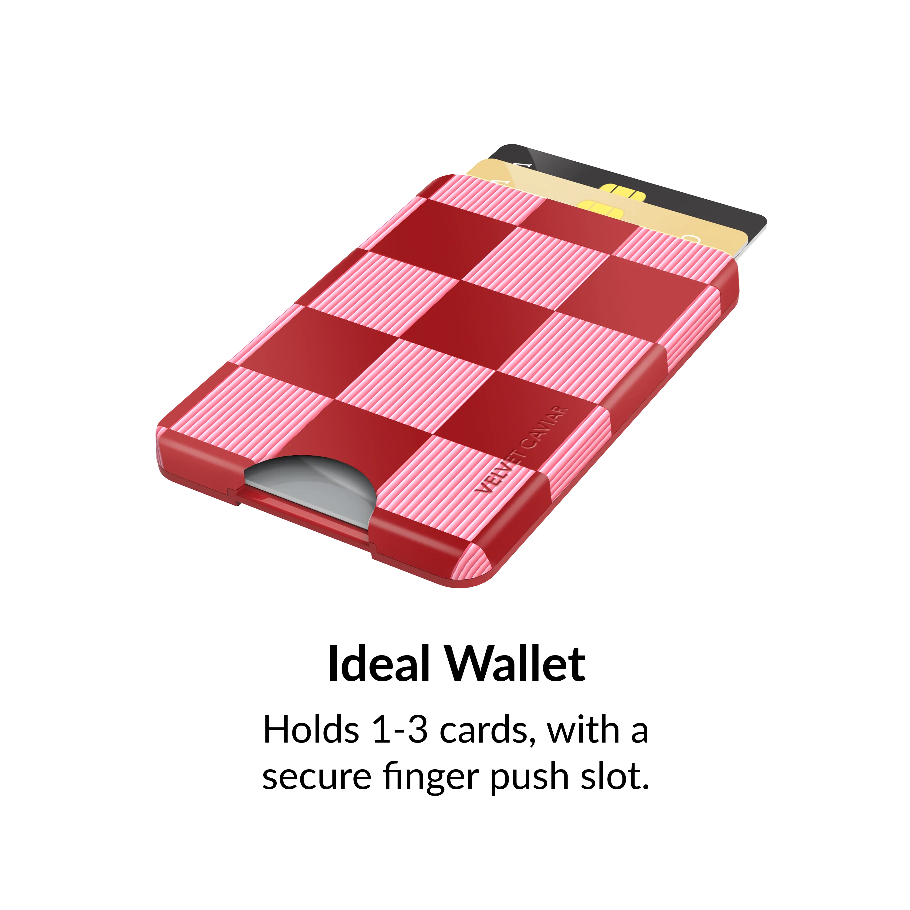Rose Vibe Checkered Magsafe Wallet