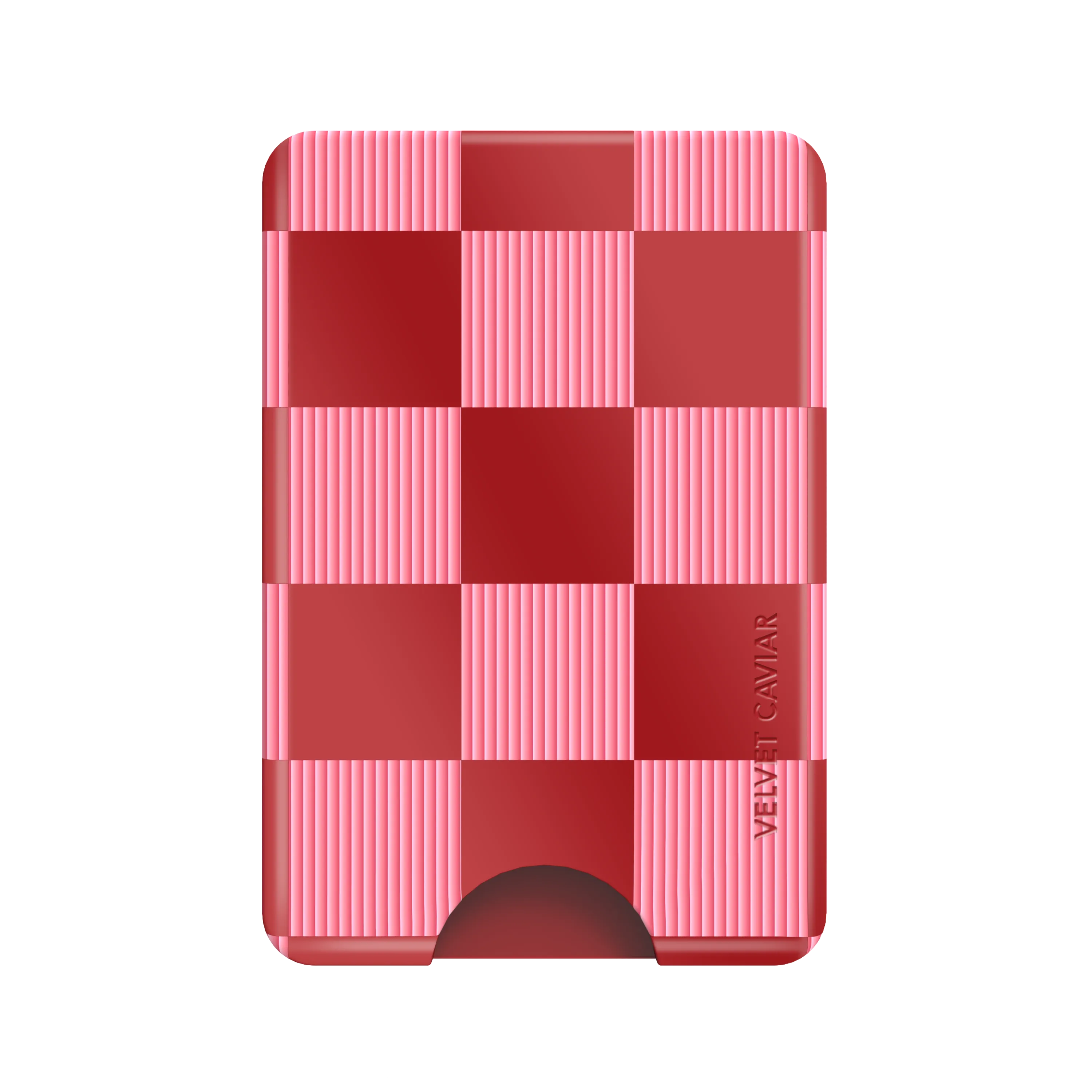 Rose Vibe Checkered Magsafe Wallet