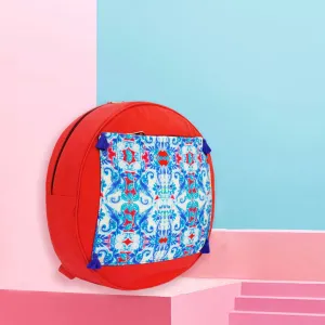 Round Red Backpack