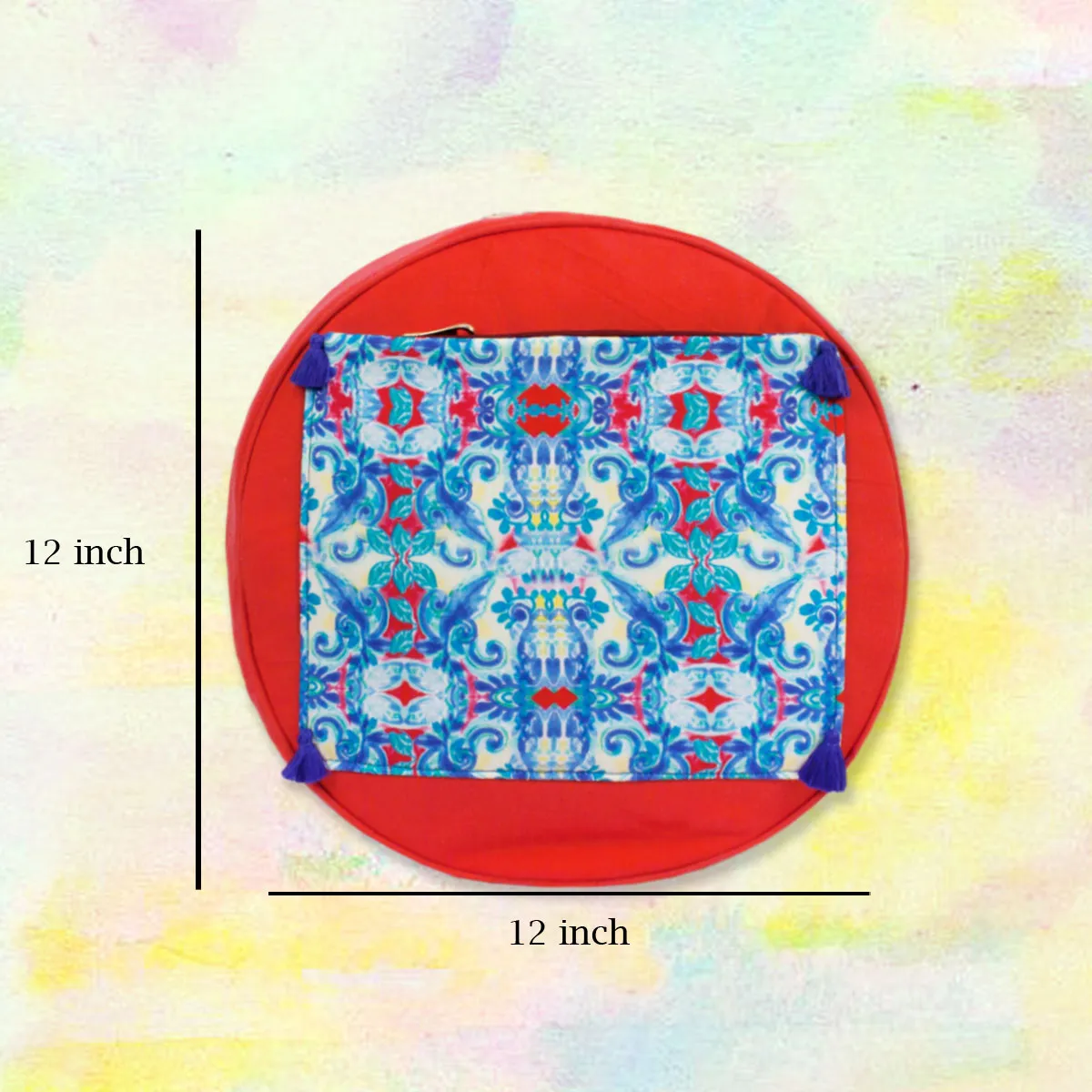 Round Red Backpack