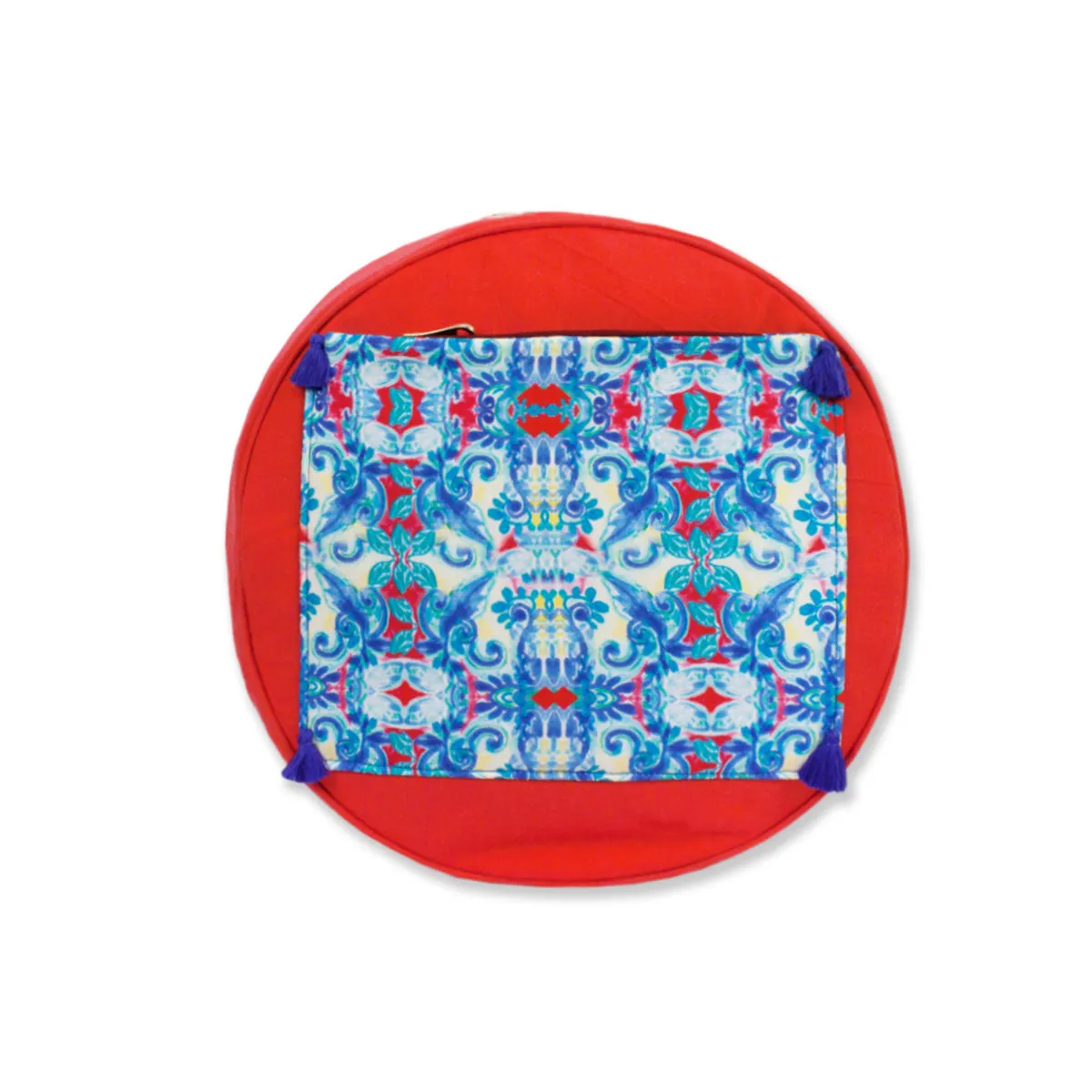 Round Red Backpack