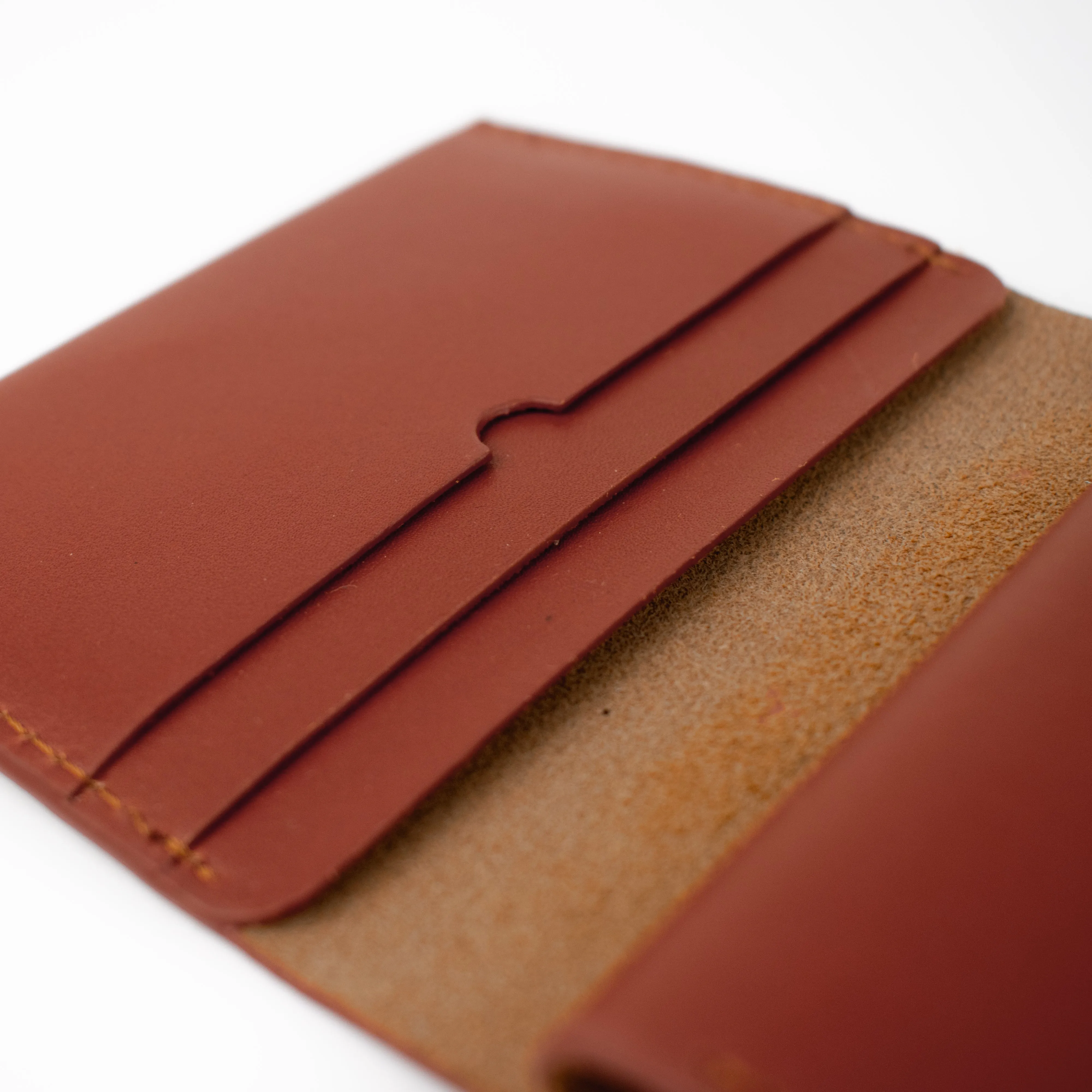 Rust Brown Coin & Card Wallet