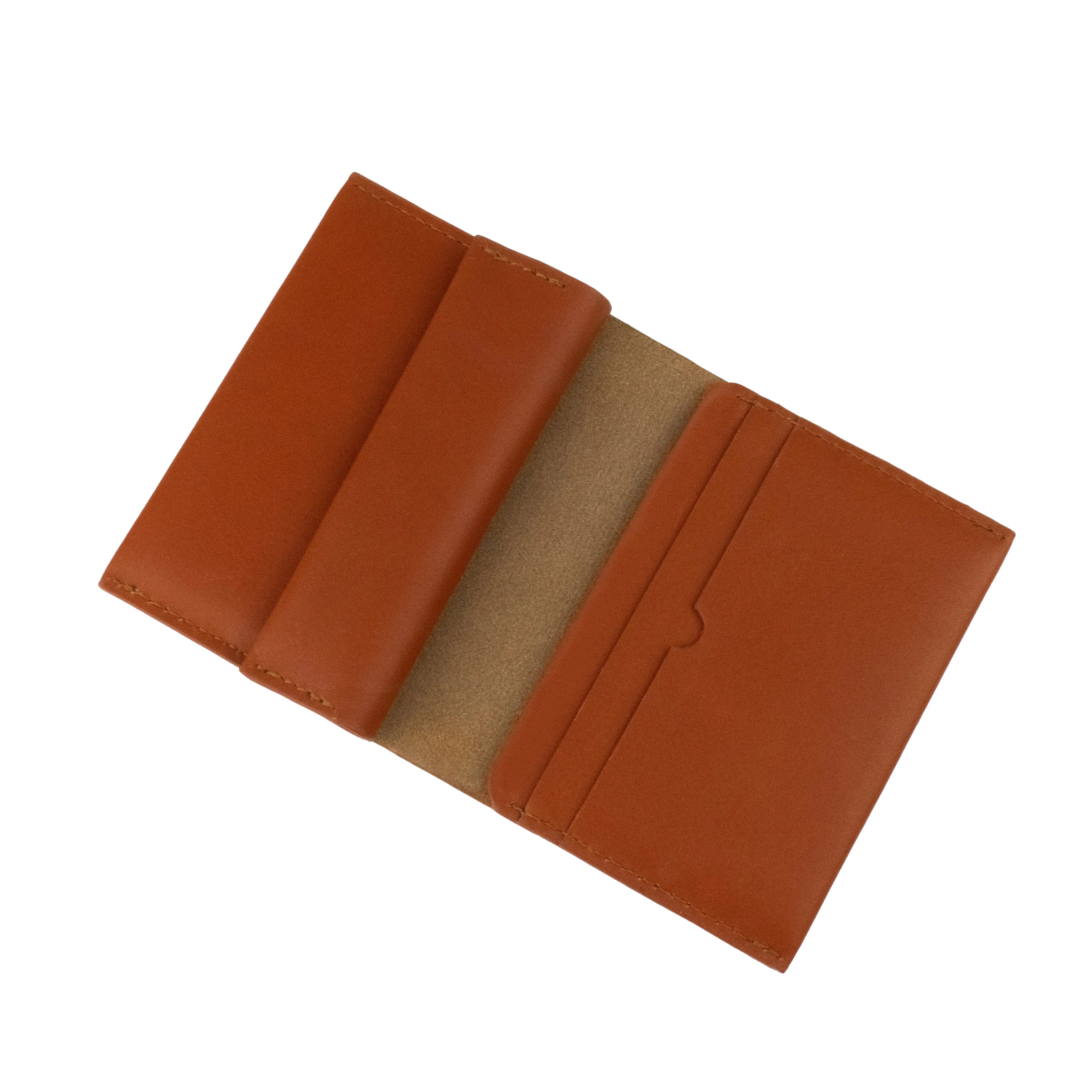 Rust Brown Coin & Card Wallet