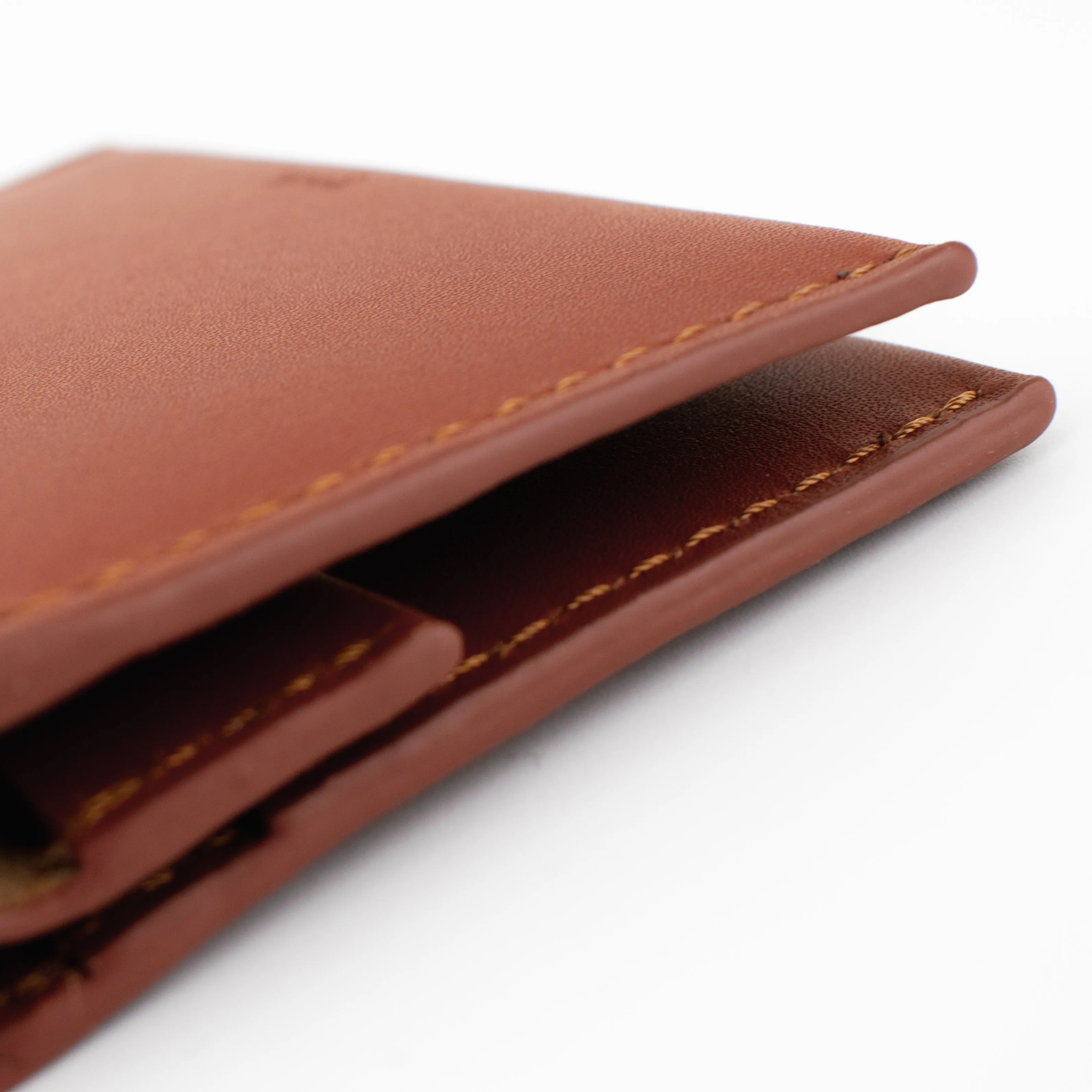 Rust Brown Coin & Card Wallet