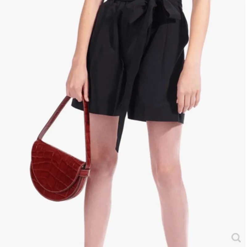 Saddle bag new style half moon shoulder handbag