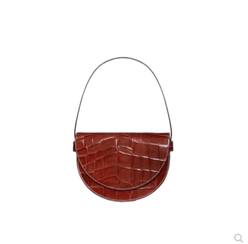 Saddle bag new style half moon shoulder handbag