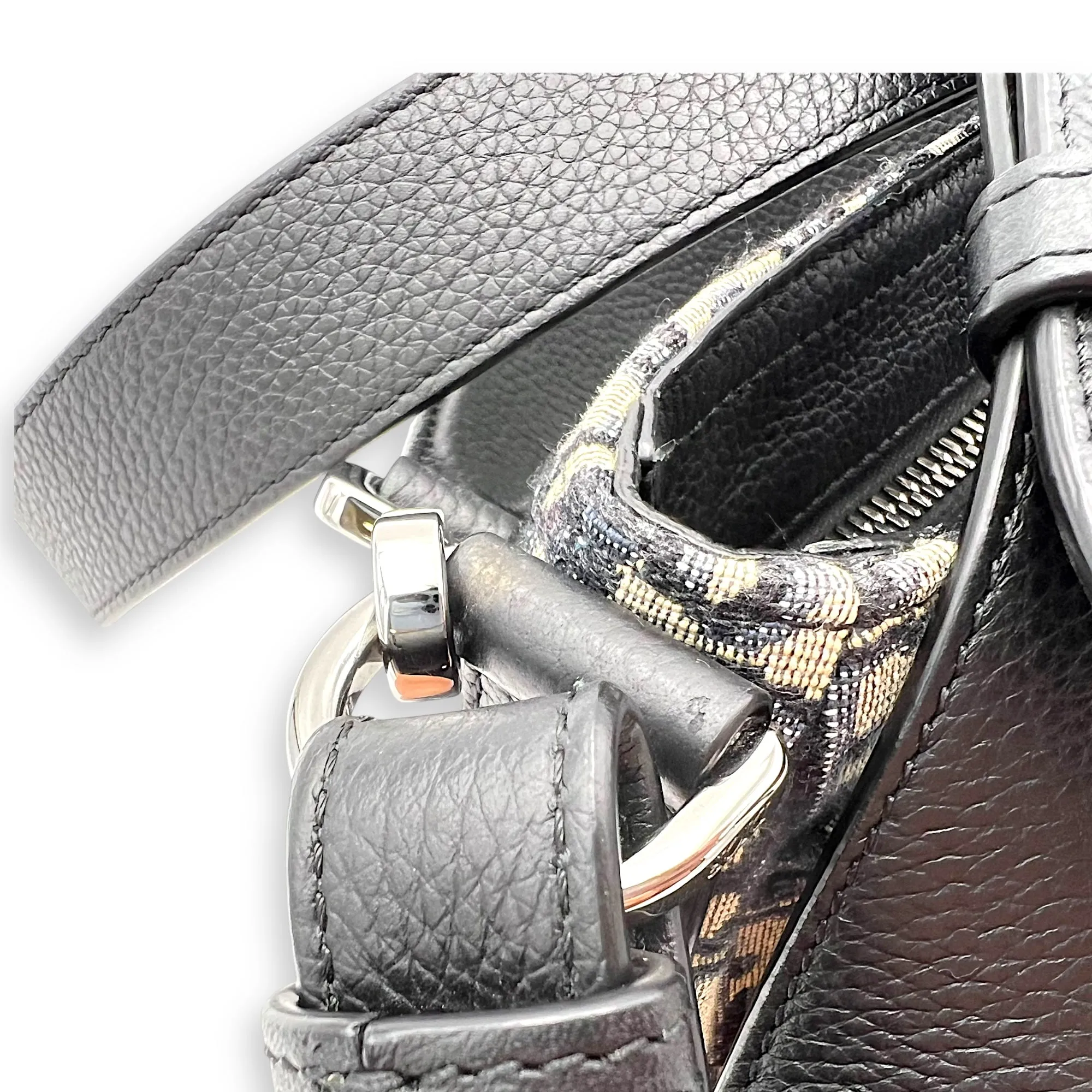 Saddle Oblique Blue Crossbody Bag in Jacquard, Silver hardware