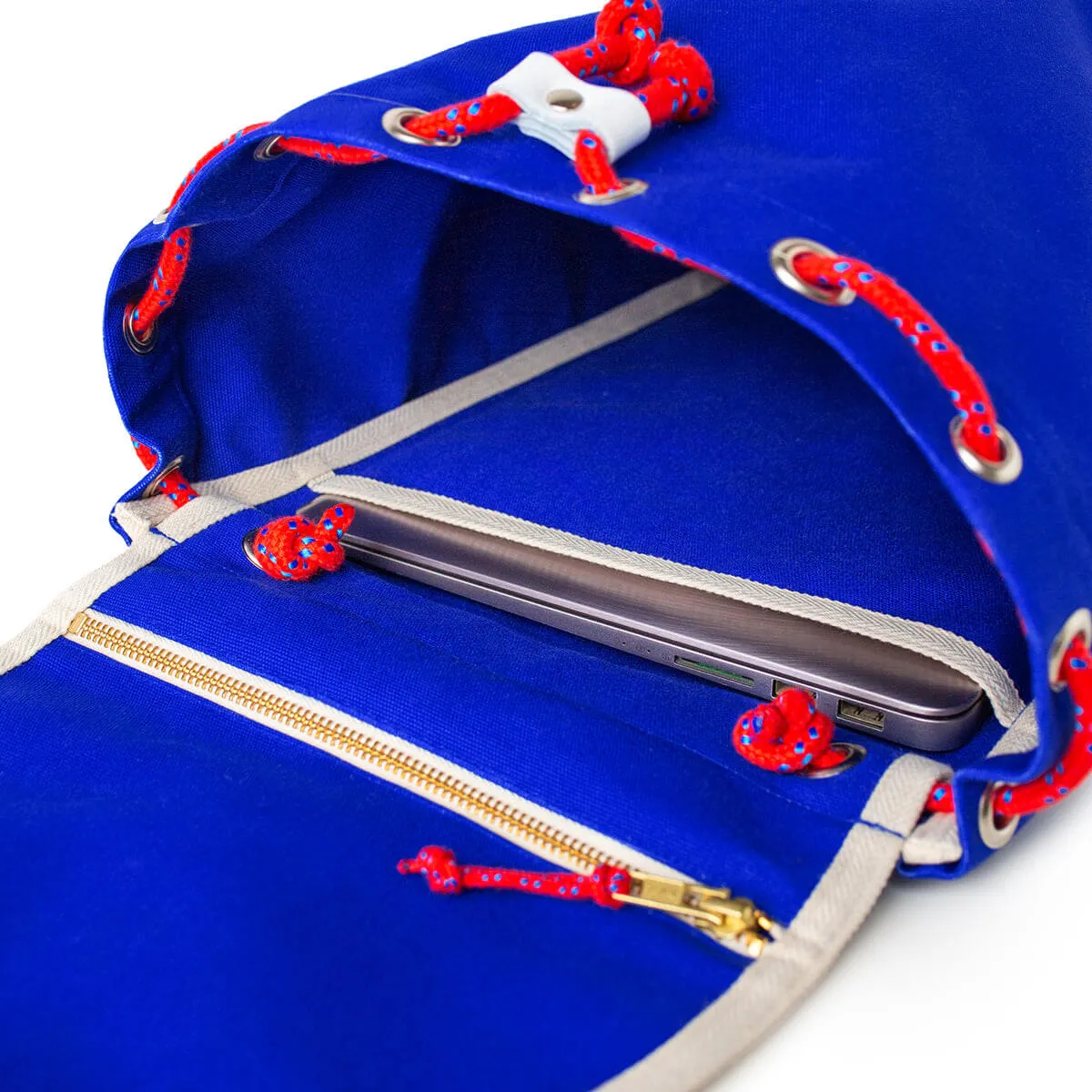 Sailor Pack Backpack in Blue by YKRA