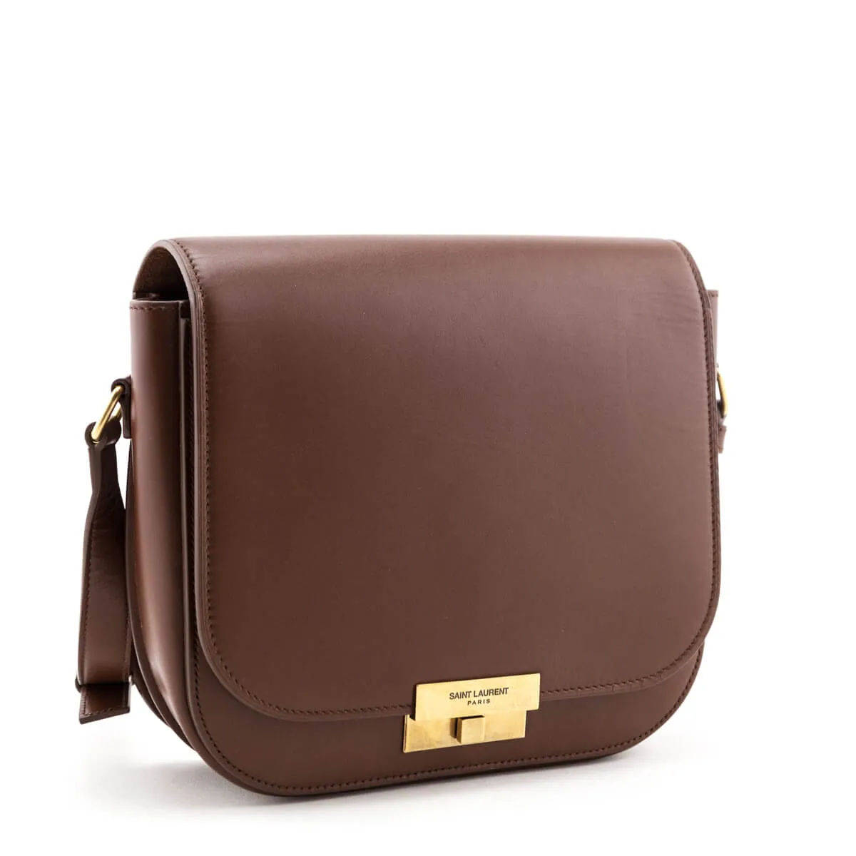 Saint Laurent Brown Smooth Calfskin Betty Satchel