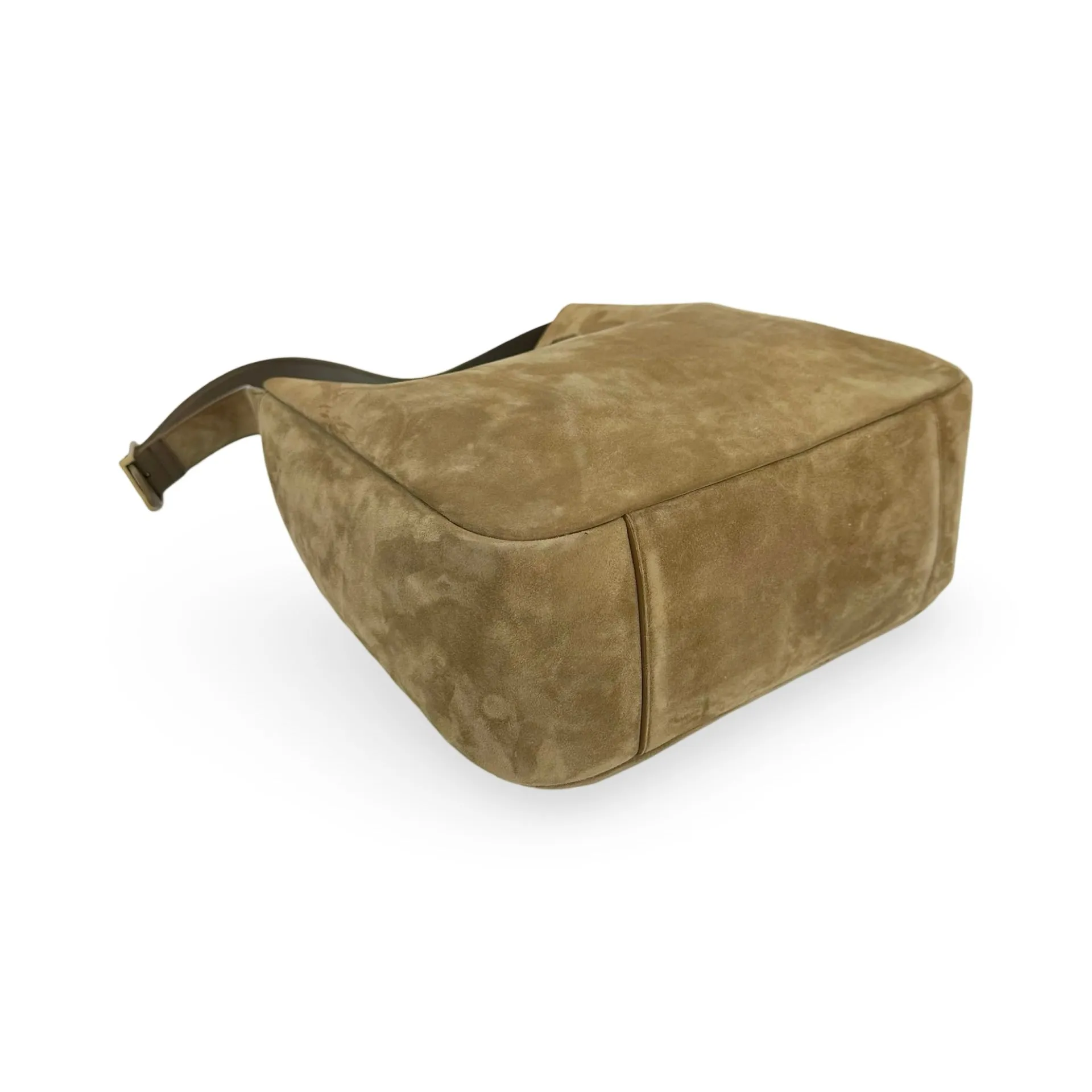 SAINT LAURENT: Suede Large Le 5 a 7 Hobo