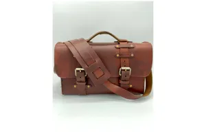 Seasoned No. 4311 - Standard Scotch Grunge Leather Satchel