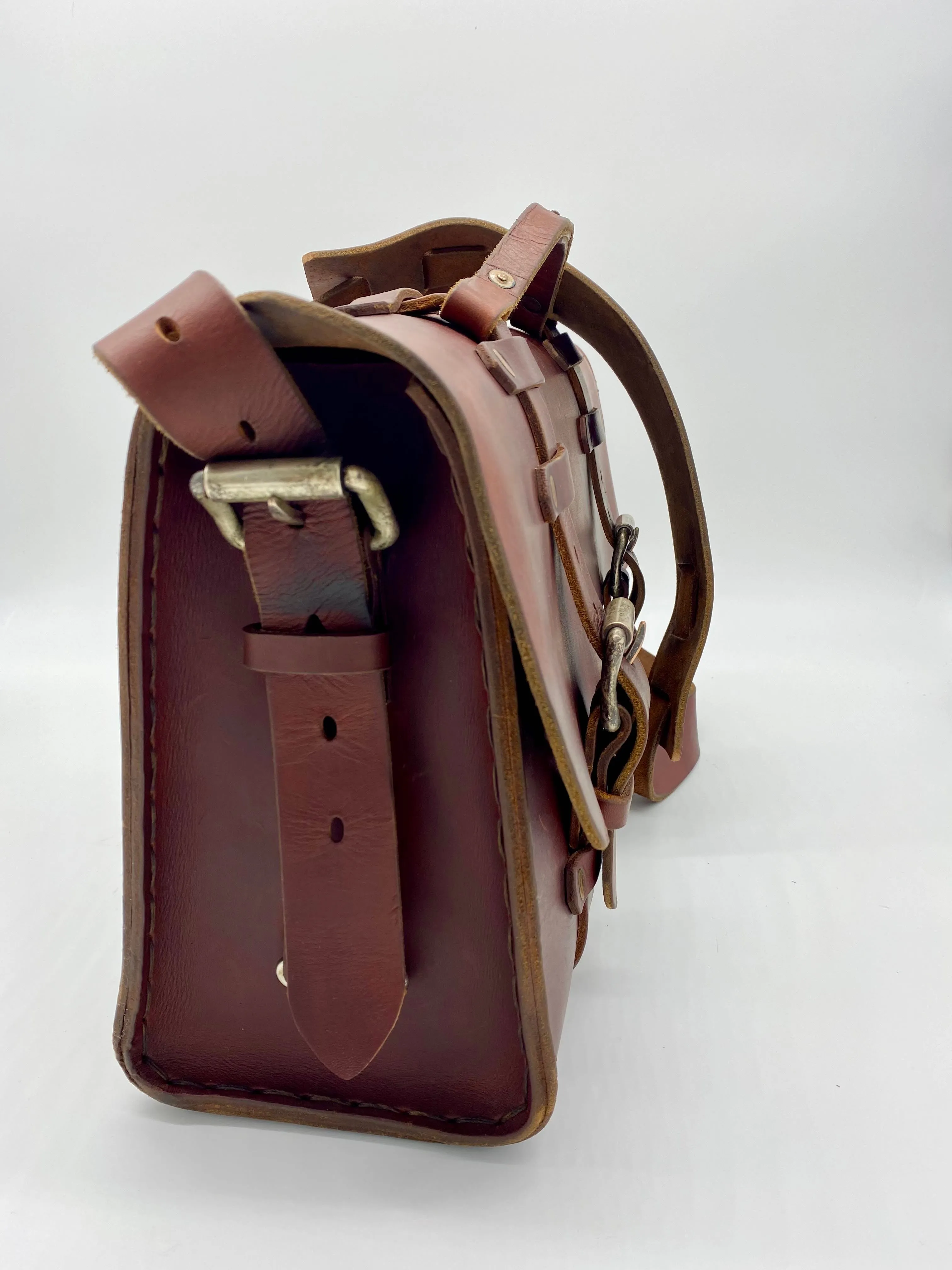 Seasoned No. 4311 - Standard Scotch Grunge Leather Satchel