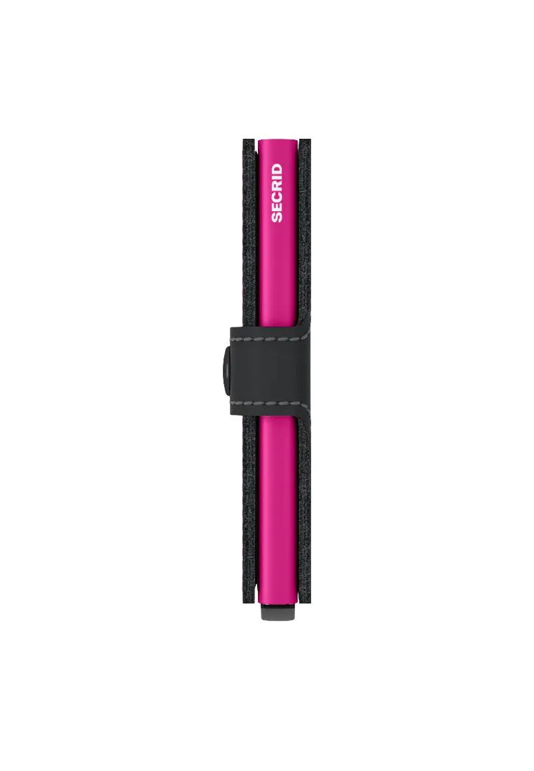 Secrid Miniwallet Matte Black Fuschia