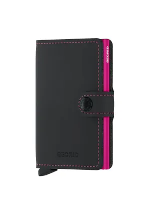 Secrid Miniwallet Matte Black Fuschia