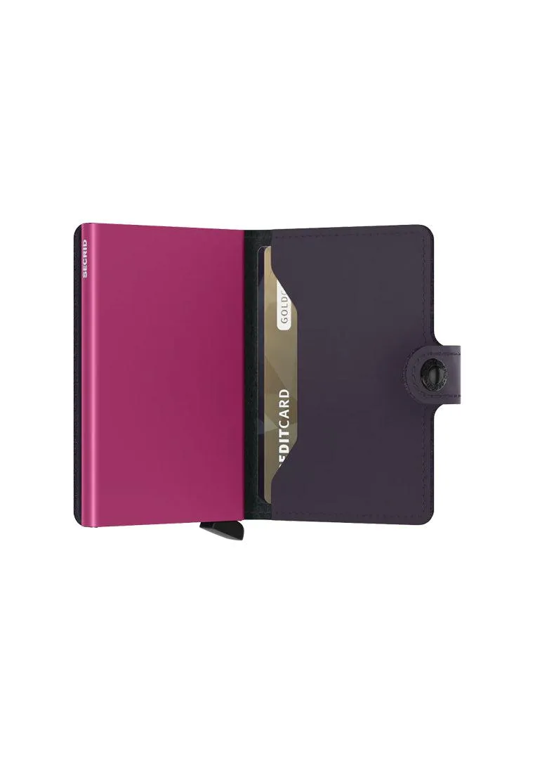Secrid Miniwallet Matte Dark Purple Fuchsia