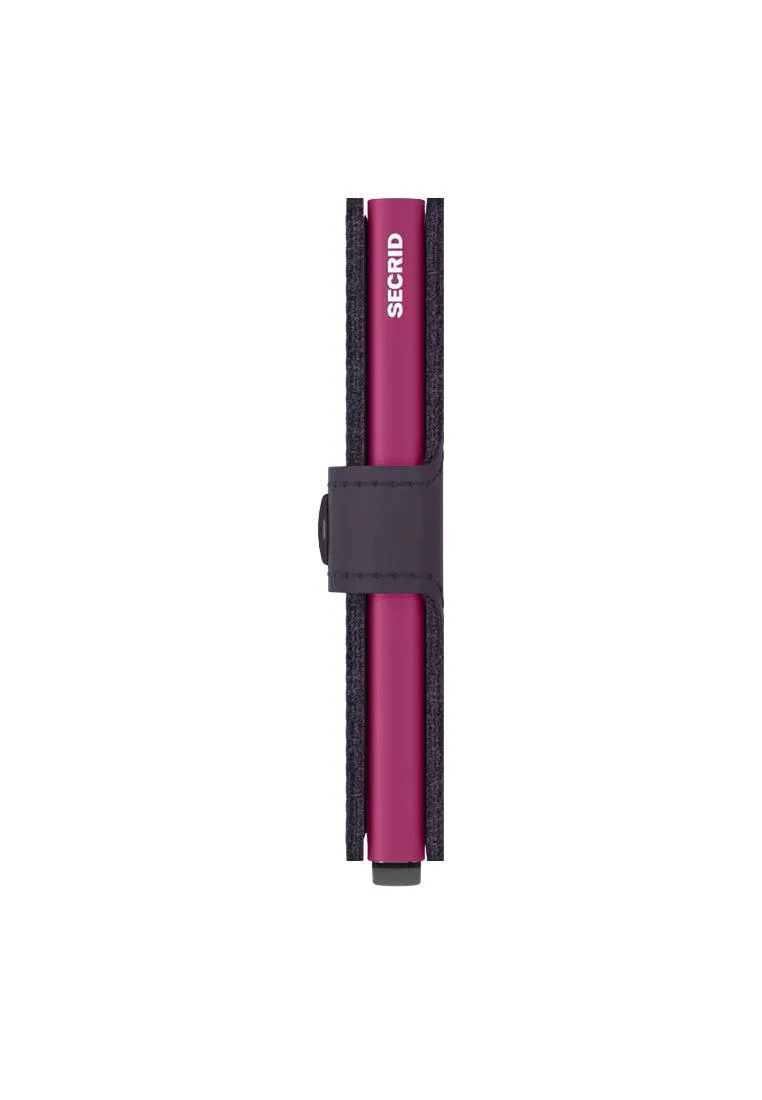 Secrid Miniwallet Matte Dark Purple Fuchsia