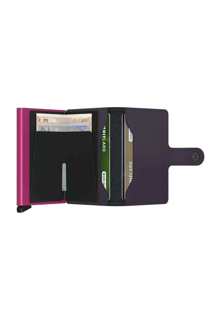 Secrid Miniwallet Matte Dark Purple Fuchsia