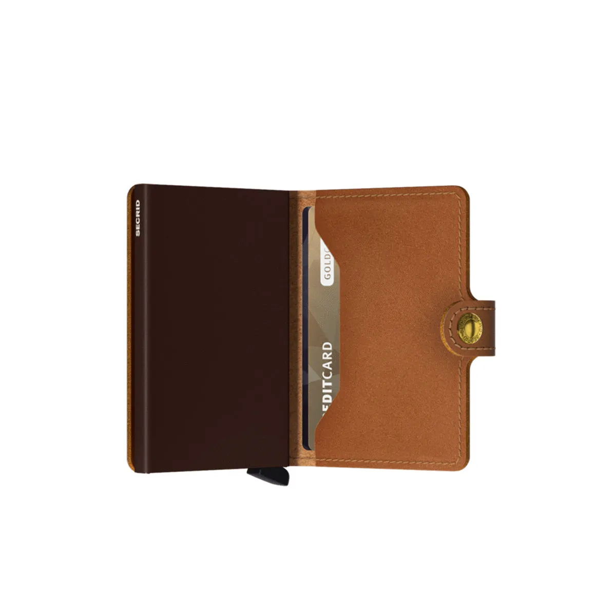 Secrid - Miniwallet Original RFID Cognac-Brown - M-COGNAC-BROWN - COGNAC-BROWN