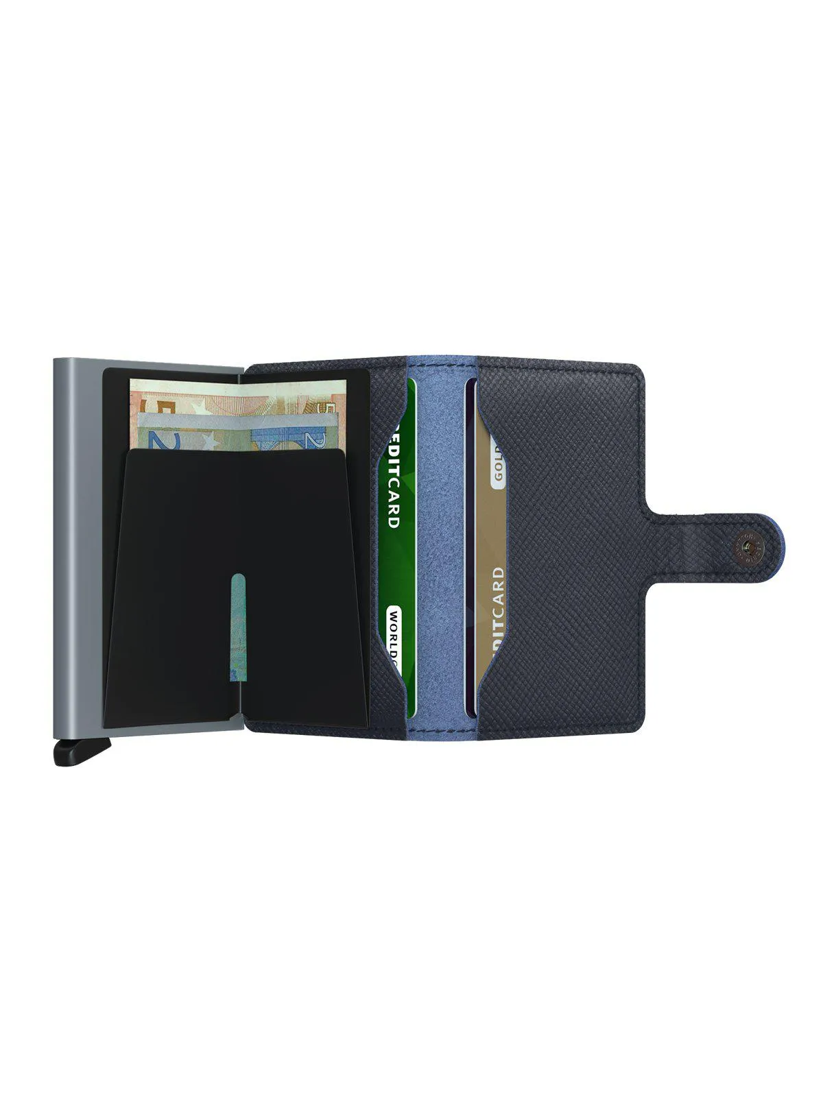 Secrid Miniwallet Saffiano Navy