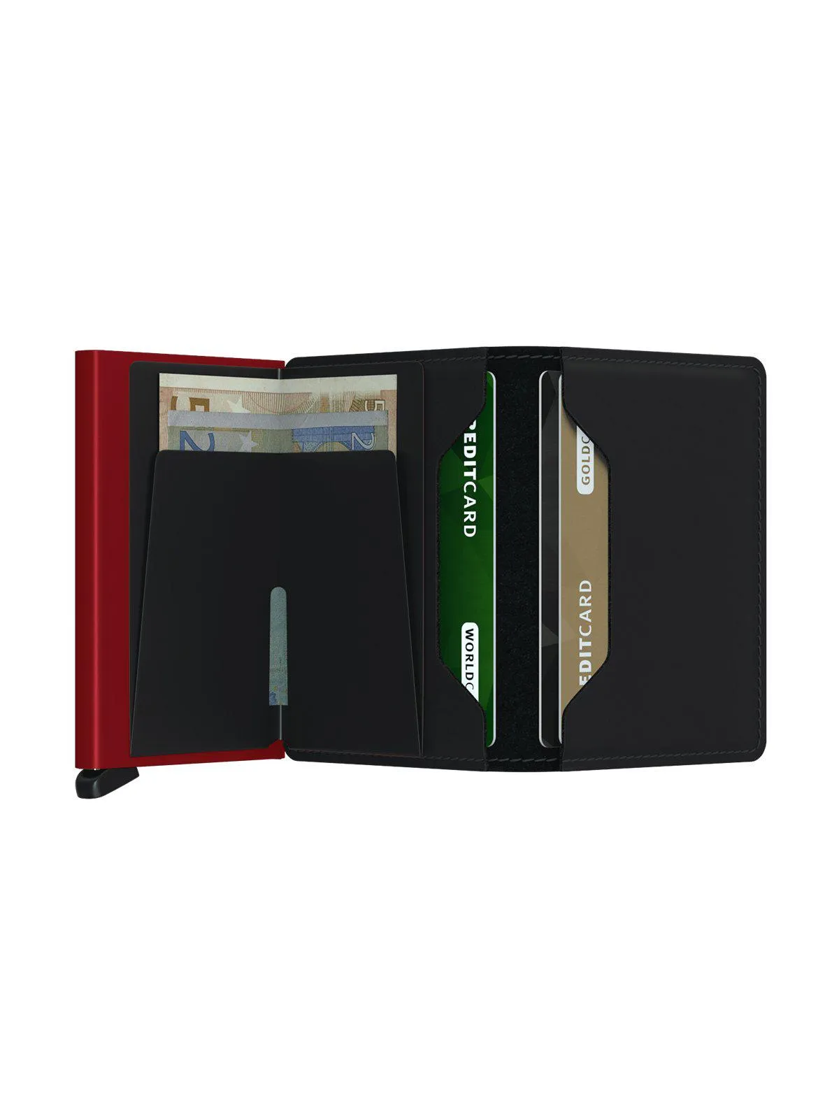 Secrid Slimwallet Matte Black Red
