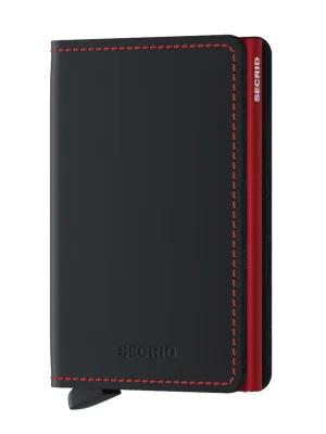 Secrid Slimwallet Matte Black Red
