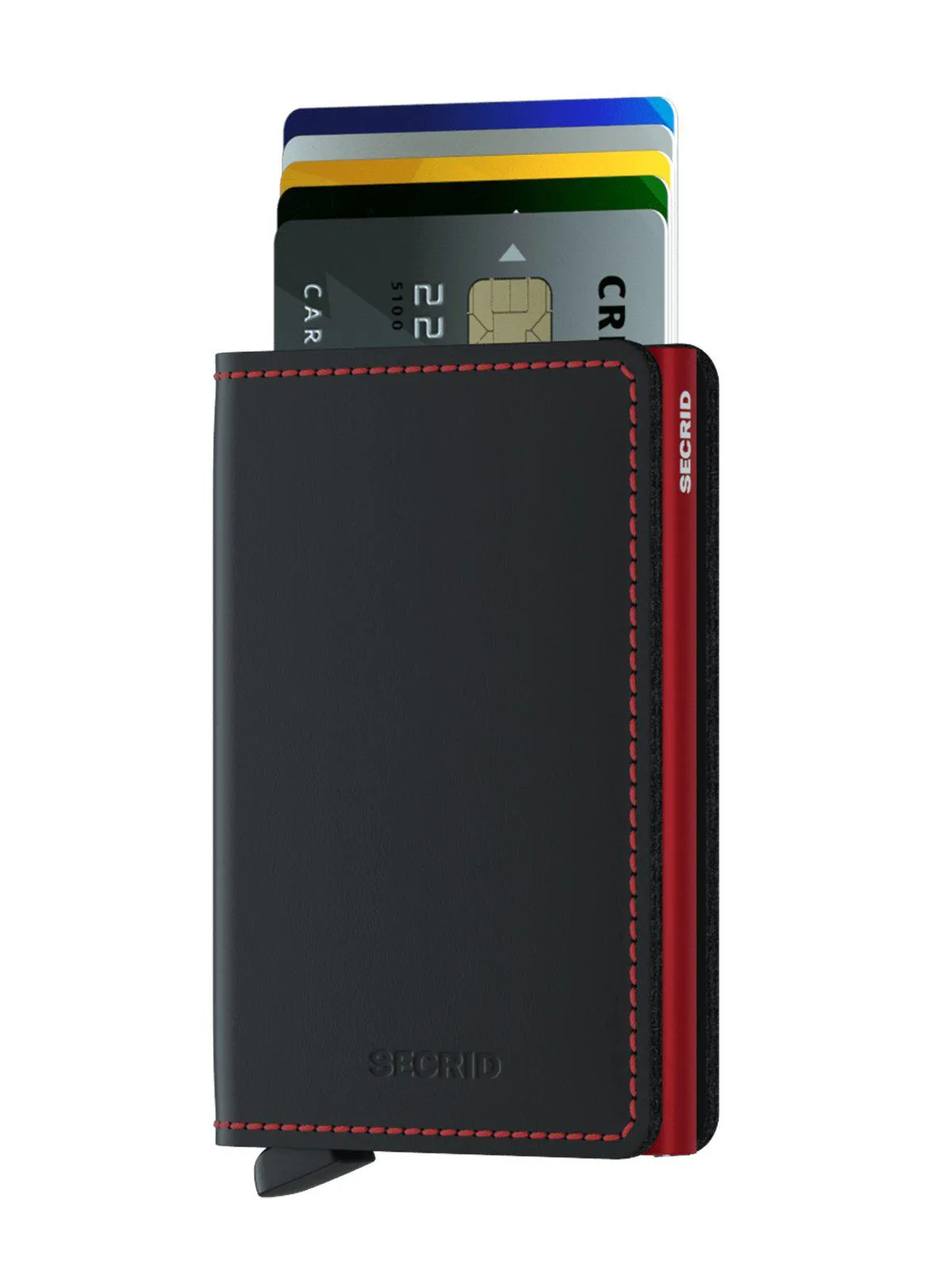 Secrid Slimwallet Matte Black Red