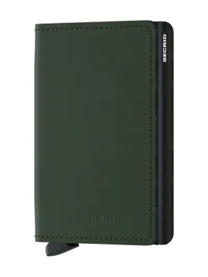 Secrid Slimwallet Matte Green Black