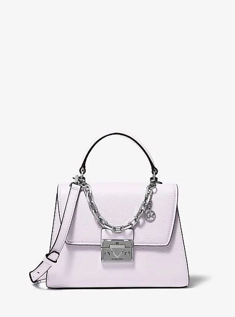 Serena Small Pebbled Leather Satchel