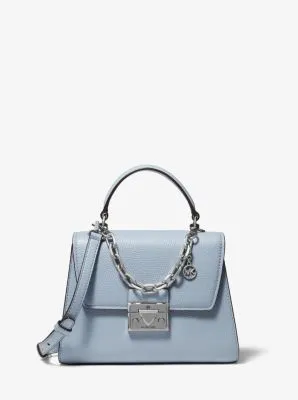 Serena Small Pebbled Leather Satchel