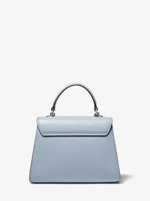 Serena Small Pebbled Leather Satchel